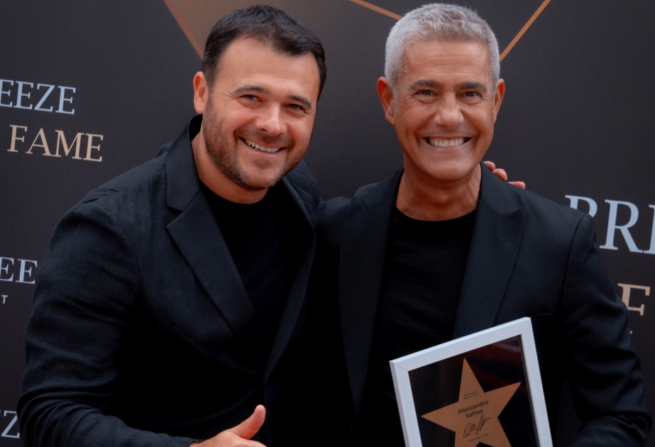 Именная звезда Алессандро Сафины появилась в Sea Breeze Walk of Fame