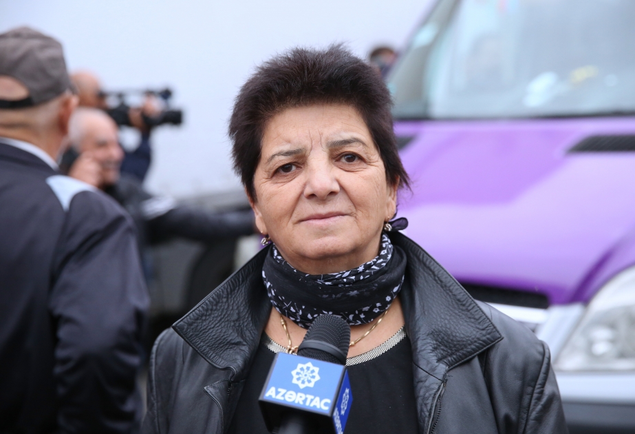İmmi Mustafayeva: Doğulduğumuz yerlərə qayıtmaqla tarixi anlar yaşayırıq