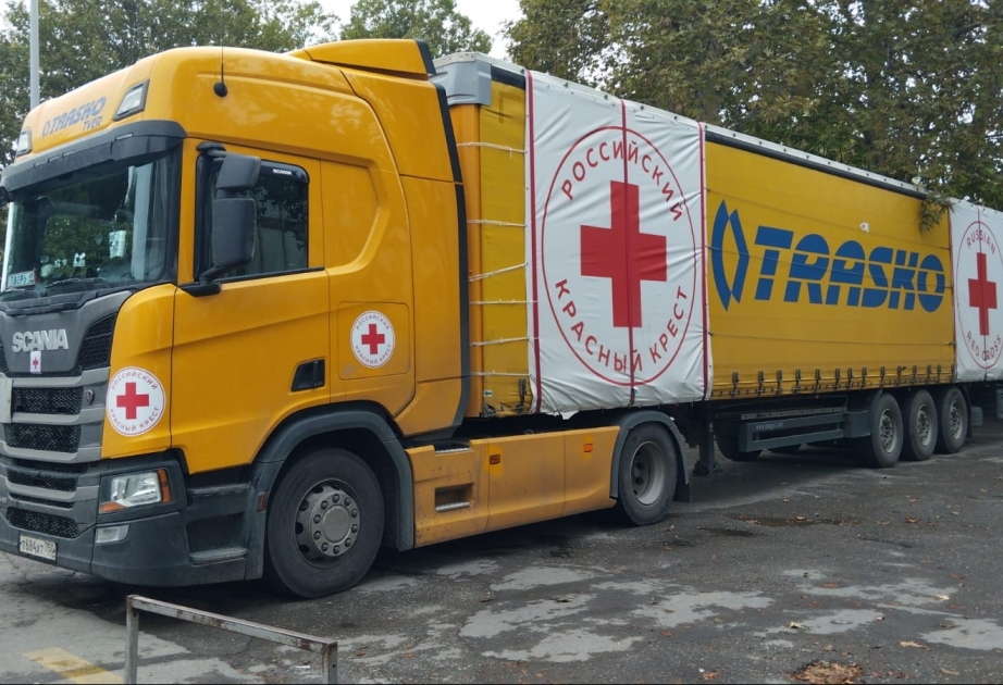 Rusiya Qırmızı Xaç Cəmiyyətinin göndərdiyi humanitar yük avtomobili hələ də Bərdədə gözləyir