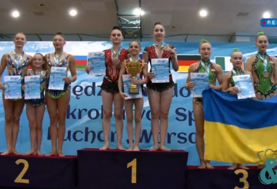 Azerbaijani acrobatic gymnasts claim three golds in international tournament in Poland