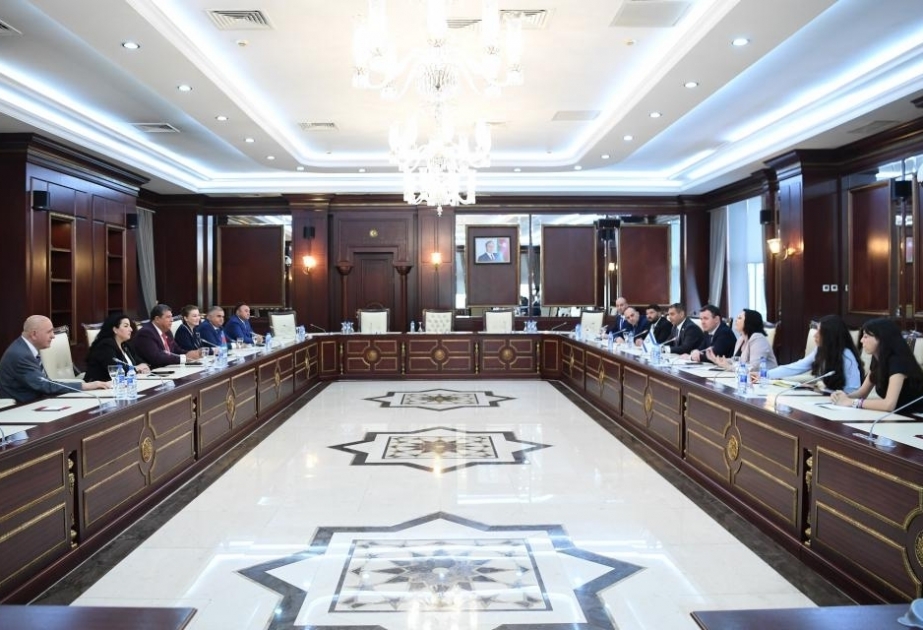 阿塞拜疆和以色列议会间友好小组会议在阿塞拜疆国民议会举行