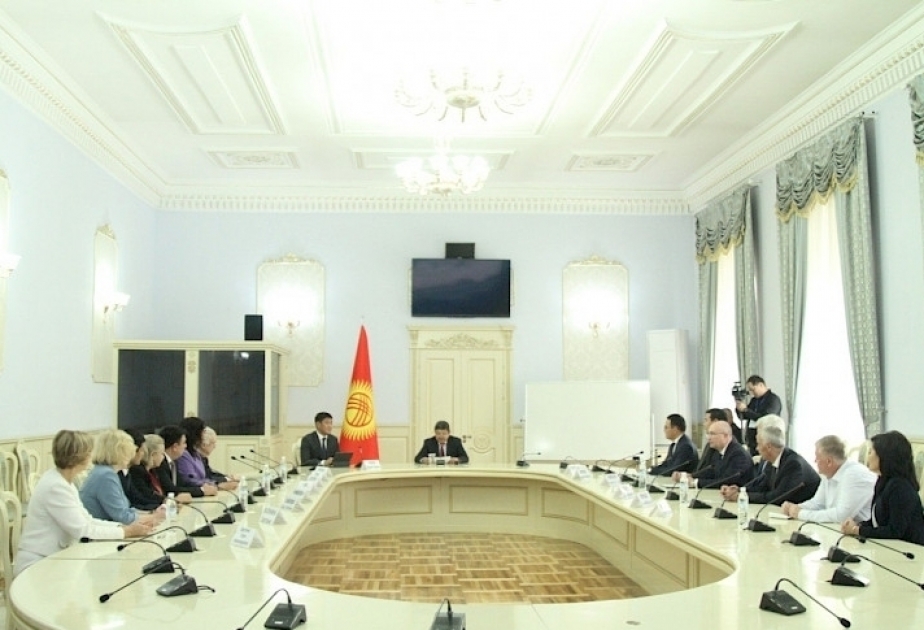Prime Minister of Kyrgyzstan meets with heads of CIS news agencies