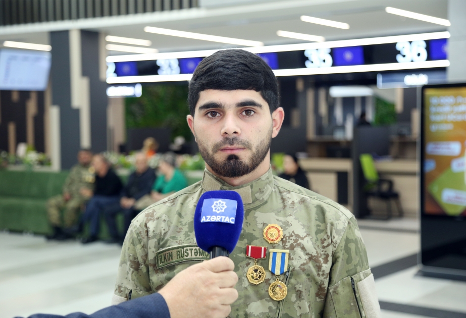 Vətən müharibəsi döyüşçüsü: Mənzillə təmin olunmağımı sosial qayğının nümunəsi hesab edirəm