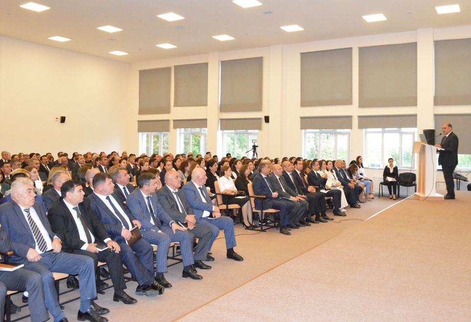 Dağlıq Şirvan Regional Təhsil İdarəsi üzrə təhsil işçilərinin sentyabr konfransı keçirilib