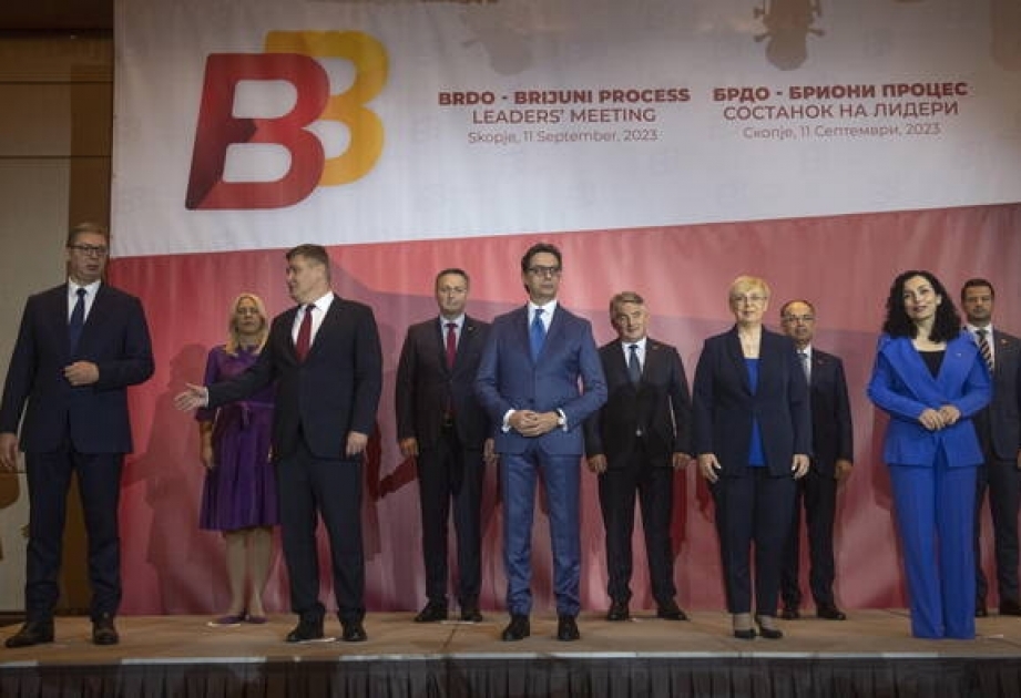 Qərbi Balkan ölkələrinin sammitinə dair birgə bəyannamə qəbul olunub