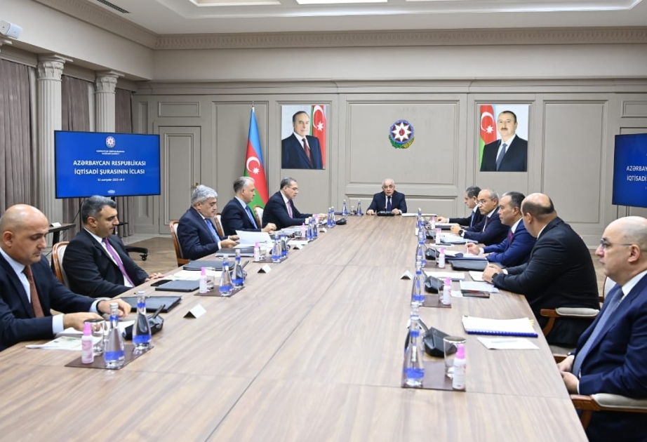 İqtisadi Şuranın növbəti iclası keçirilib
