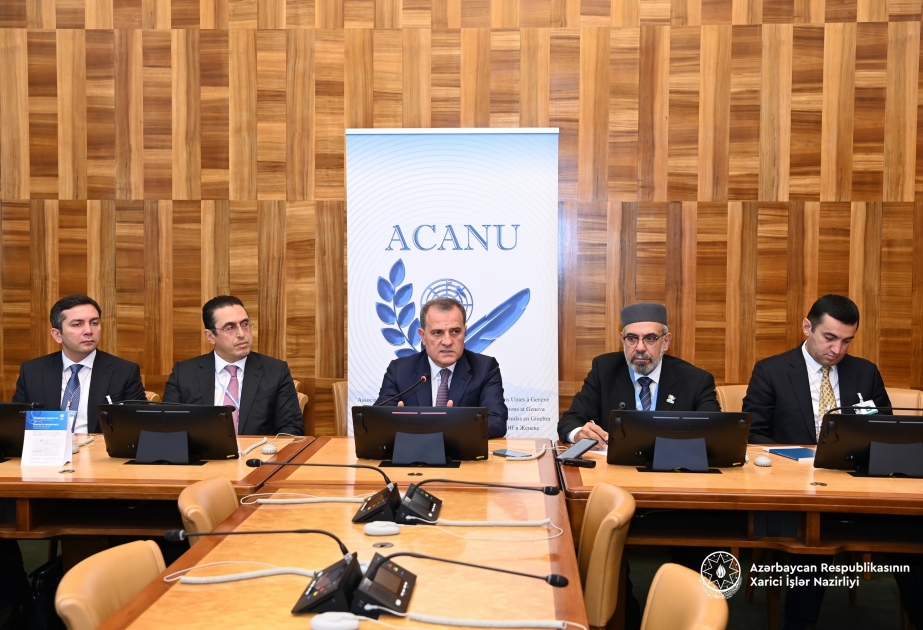 Azərbaycanın xarici işlər naziri ölkəmizin sülh təşəbbüsləri barədə xarici jurnalistləri məlumatlandırıb