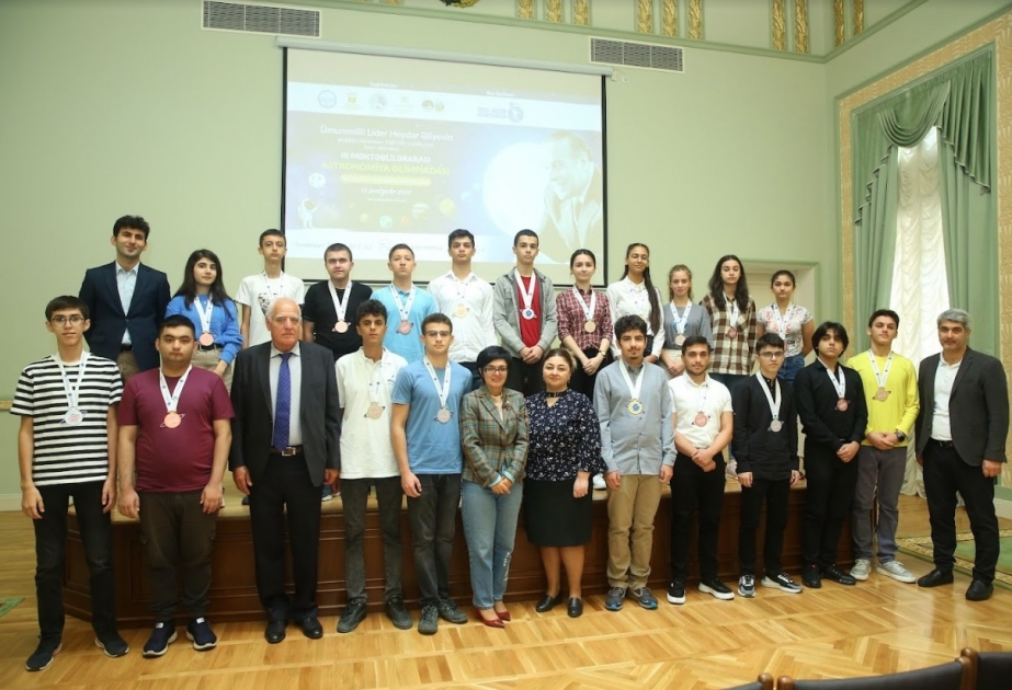 III Məktəblilərarası Astronomiya Olimpiadasının qalibləri mükafatlandırılıb