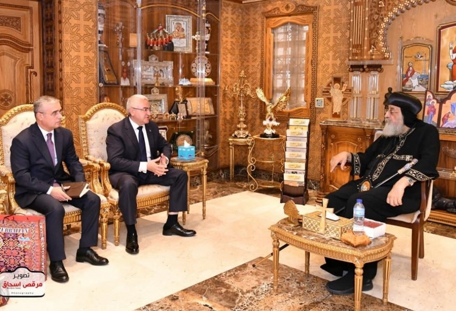 البابا تواضروس يستقبل السفير الاذربيجاني في مصر