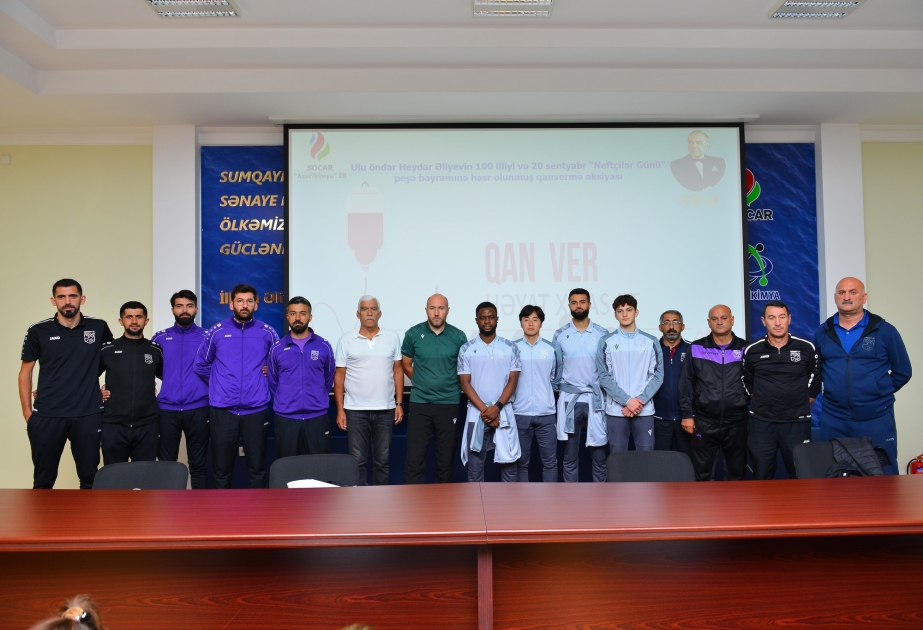 Sumqayıtda aksiya: “Qan verin, həyat xilas edin”