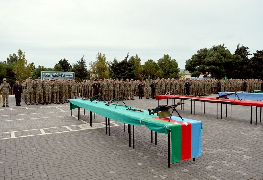 Military lyceum holds military oath-taking ceremony