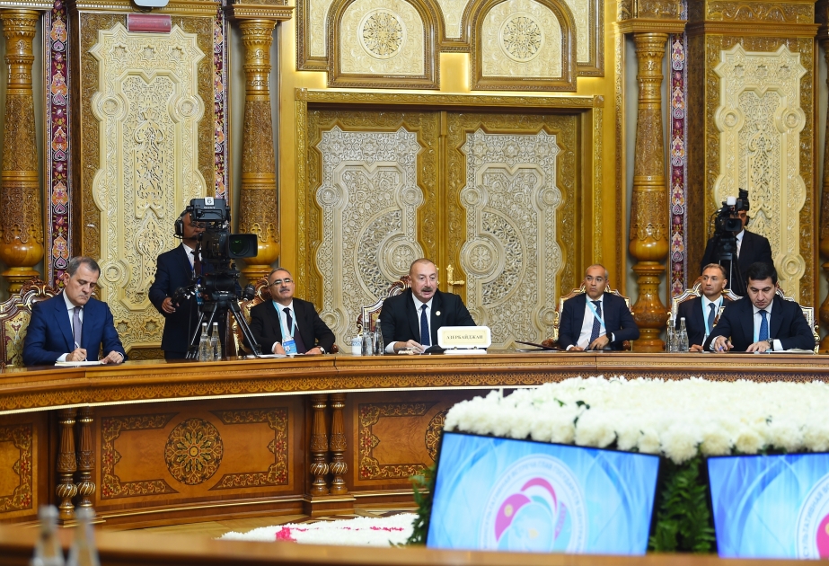 Ilham Aliyev : Pour les pays d’Asie Centrale, l'Azerbaïdjan est un pays de transit fiable sur la voie des marchés turcs et européens