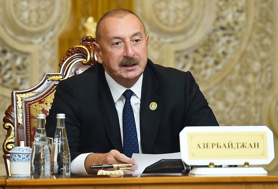 Präsident Ilham Aliyev: Wir modernisieren Eisenbahnstrecke Baku-Tiflis-Kars