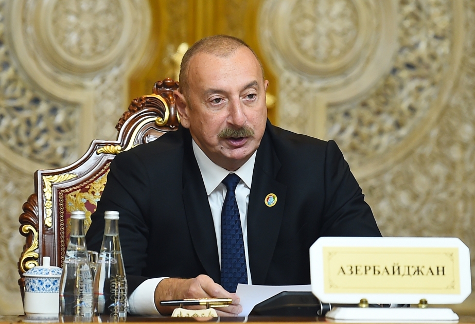 Presidente: "Azerbaiyán trabaja activamente en la ampliación de las capacidades de sus astilleros"