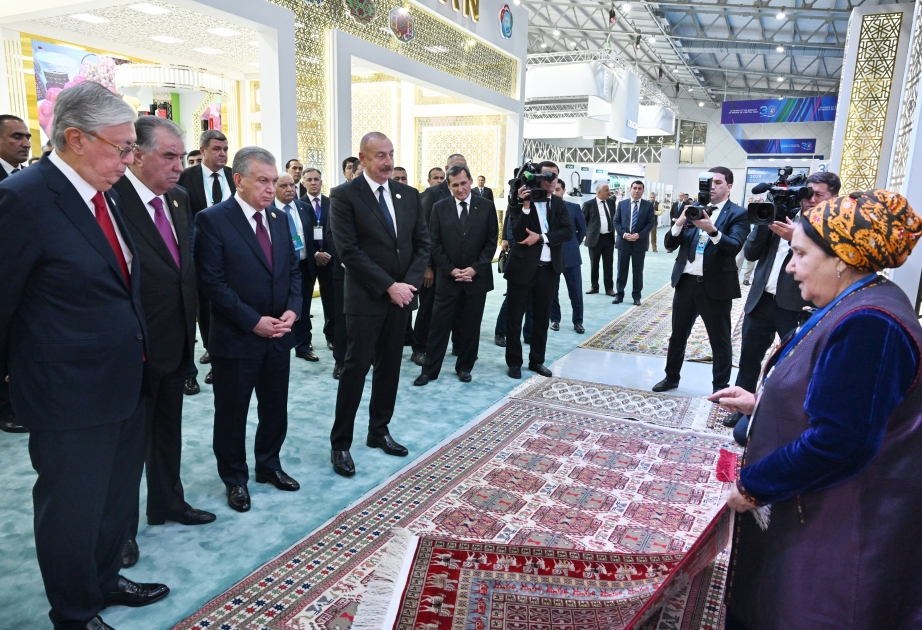 Heads of state participating in 5th Consultative Meeting viewed EXPO Central Asia 2023 exhibition in Dushanbe VIDEO