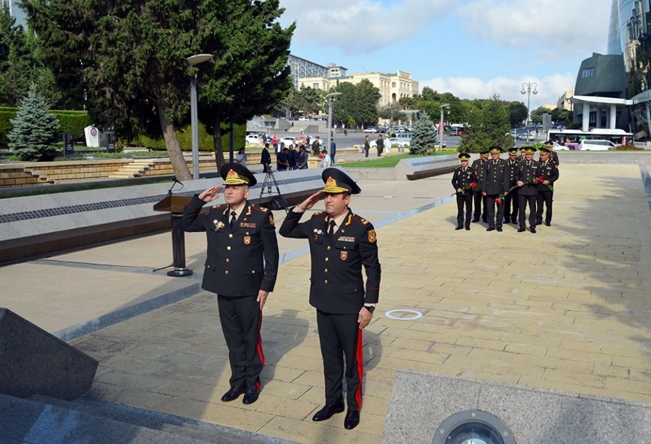 Servicemen of Azerbaijani Defense Ministry visit Turkish Martyrs' Cemetery