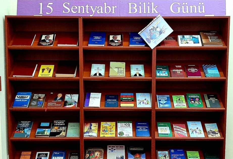 Respublika Gənclər Kitabxanası Bilik Günü ilə əlaqədar virtual sərgi hazırlayıb