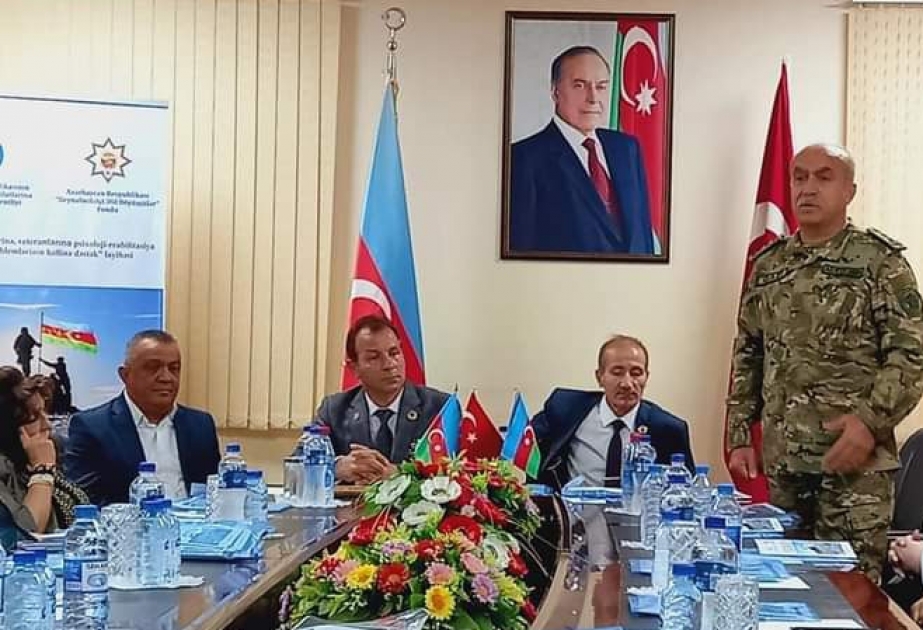 “Müharibə əlillərinin, veteranlarının psixoloji-reabilitasiya və sosial problemlərinin həllinə dəstək” layihəsi davam edir