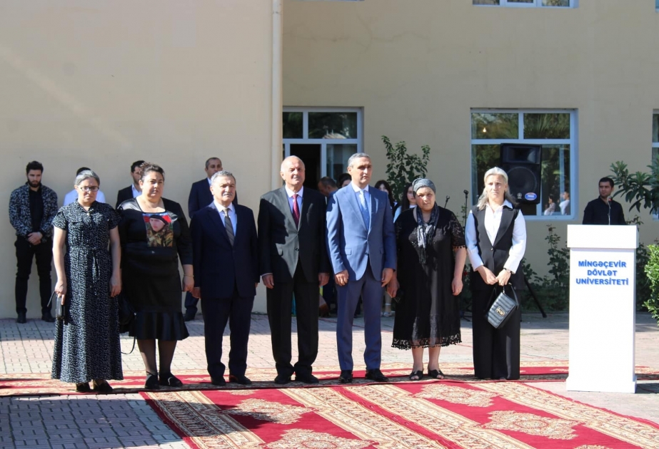 Mingəçevir Dövlət Universitetində yeni tədris ilinin başlanması münasibətilə tədbir keçirilib