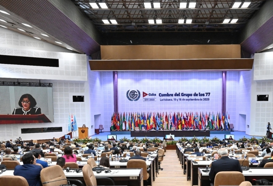 Azerbaiyán está representado en la cumbre del G77+ China