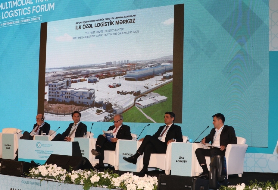 Ölkəmizin logistika üzrə təmsilçiləri İstanbulda multimodal daşımaların əhəmiyyəti mövzusunda çıxış ediblər