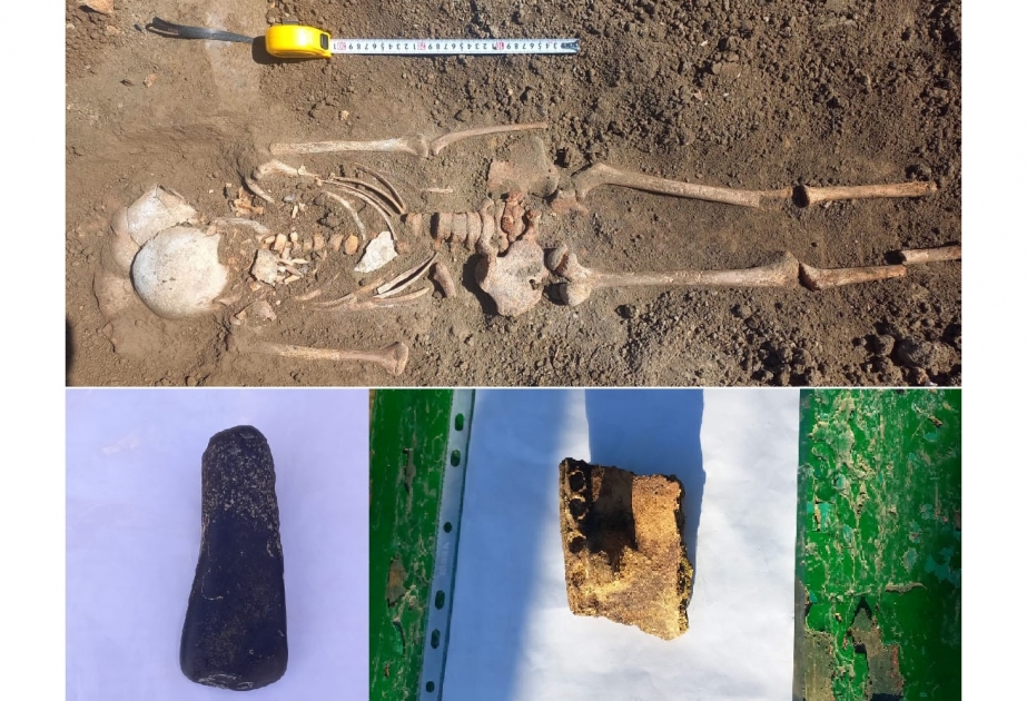 Xaçmazda arxeoloji qazıntılar zamanı e.ə. III minilliyə aid insan skeleti aşkarlanıb