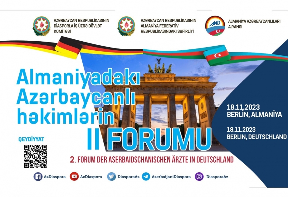 Berlin to host 2nd Forum of Azerbaijani Doctors in Germany