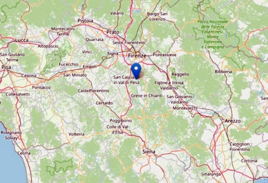 4.8-magnitude quake spooks people in Italy’s Tuscany