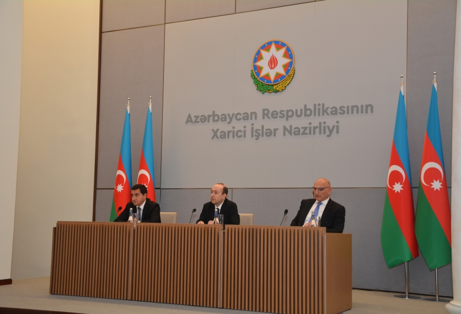 Azərbaycanda akkreditə olunmuş diplomatik korpus üçün bölgədə son vəziyyətə dair brifinq keçirilib