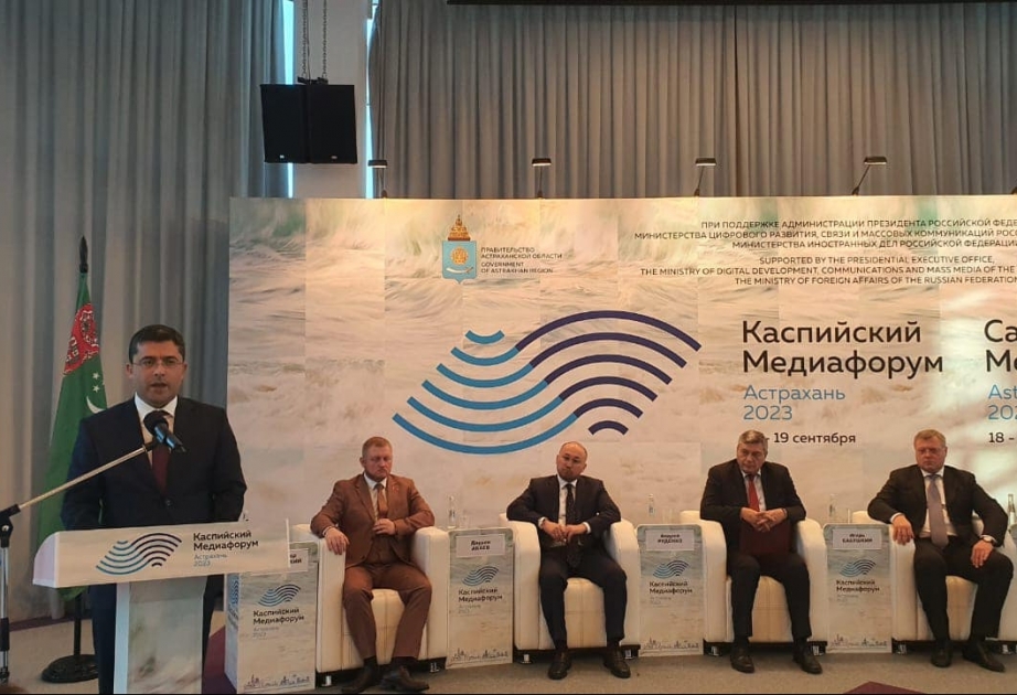 Azərbaycan nümayəndə heyəti Həştərxanda keçirilən VIII Xəzər Media Forumunda iştirak edir