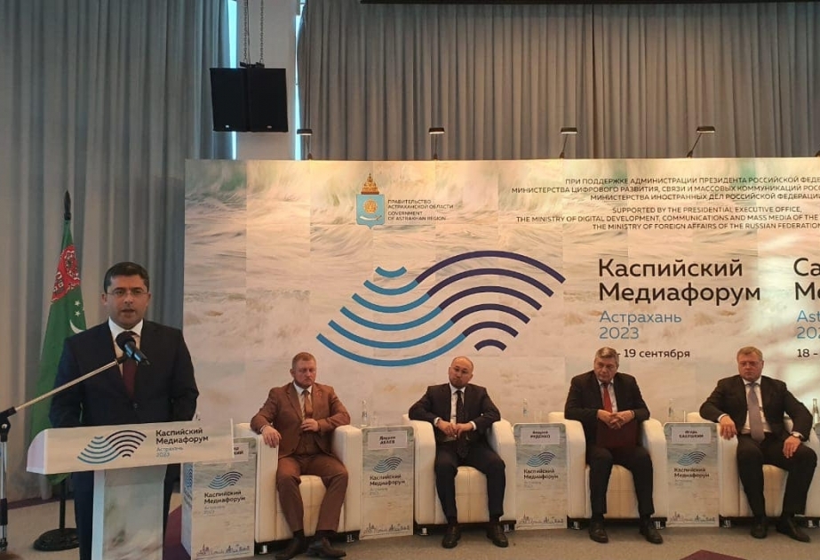 Azerbaijani delegation attends 8th Caspian Media Forum in Astrakhan