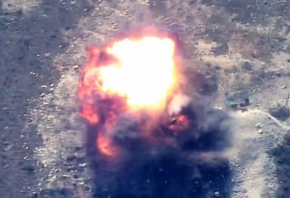 Azerbaijan Army destroys another shelter and combat equipment of Armenian armed forces formations, says Defense Ministry