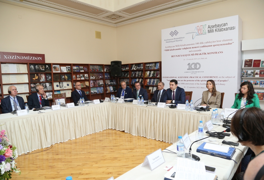 Azərbaycan Milli Kitabxanasının 100 illiyi münasibətilə beynəlxalq elmi-praktik konfrans keçirilib