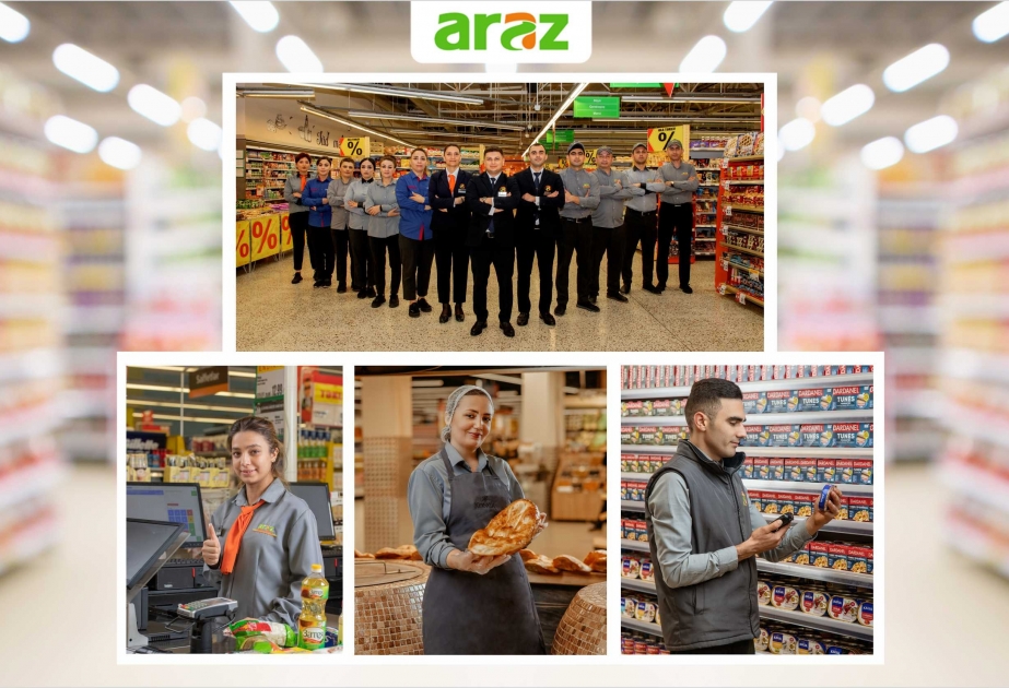 ®  “Araz” supermarketlər şəbəkəsi gənclər üçün yeni iş imkanları yaradır