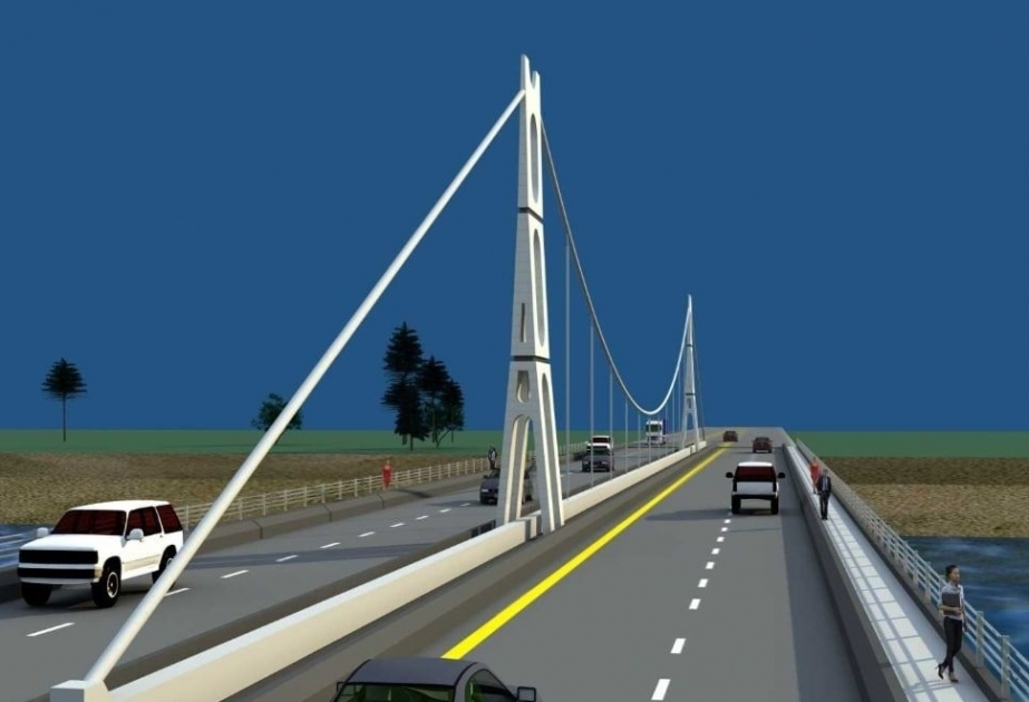 Aserbaidschanisch-türkische Grenze: Über Fluss Araz wird neue Brücke gebaut