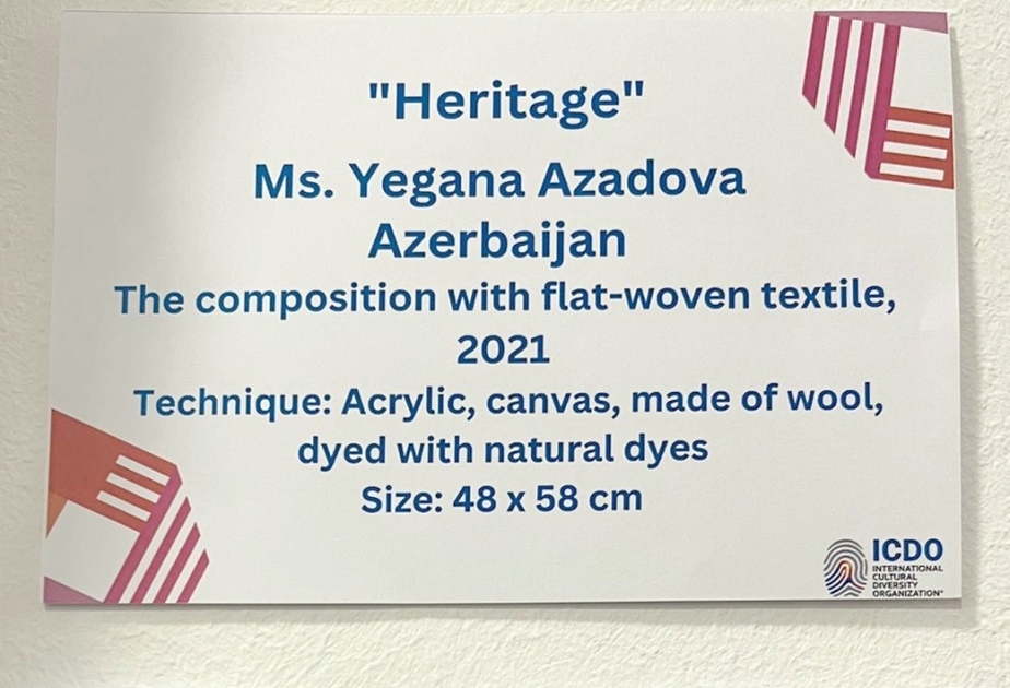 Azərbaycan xalça motivləri əks olunan rəsmlər Vyanada beynəlxalq festival həftəsində nümayiş olunub