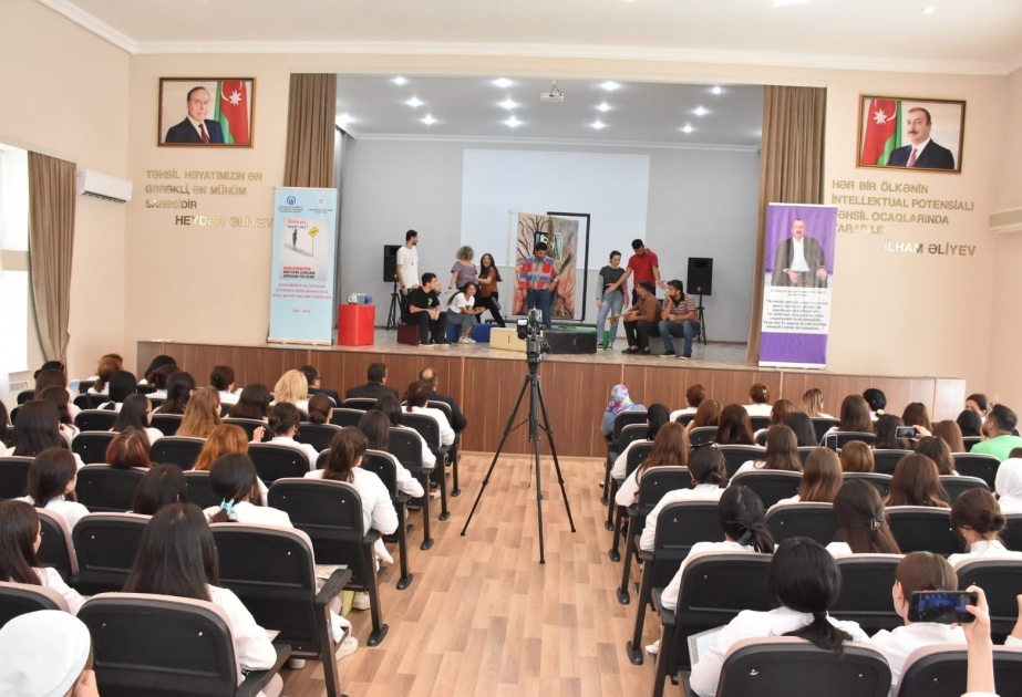 Narkomaniyaya qarşı maarifləndirici tamaşa nümayiş etdirilib
