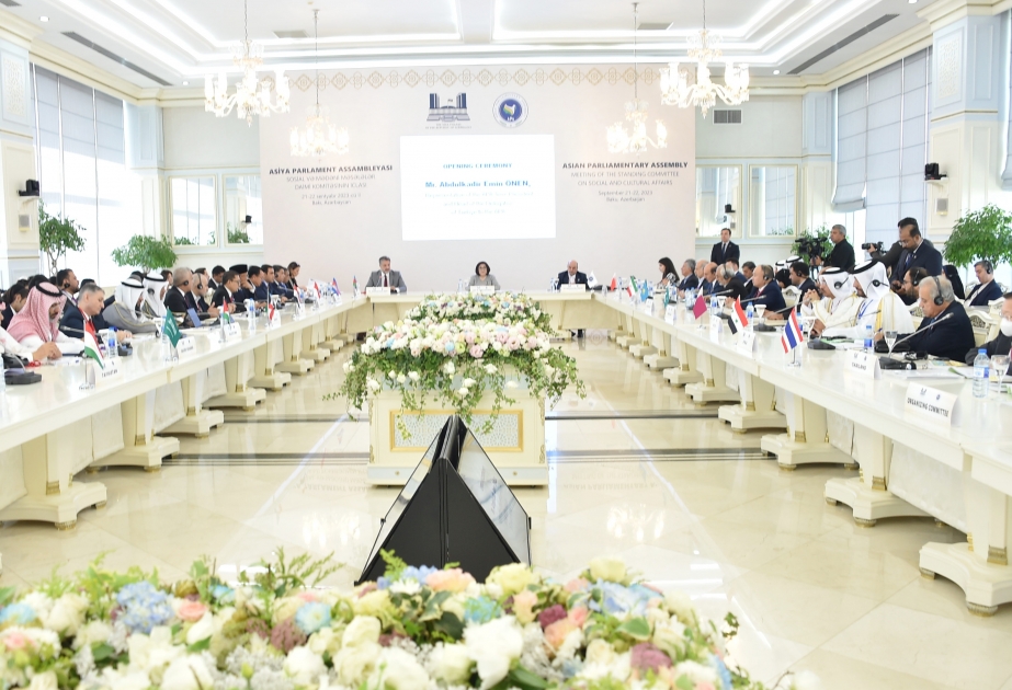 Bakıda Asiya Parlament Assambleyasının daimi komitəsinin iclası keçirilib