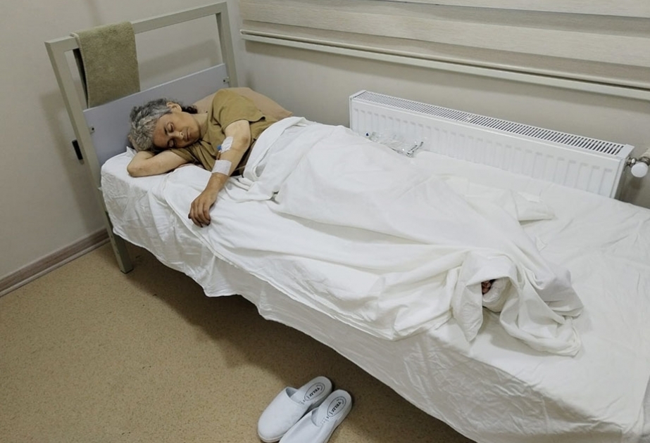 Раненая армянка эвакуирована в военный госпиталь   ВИДЕО