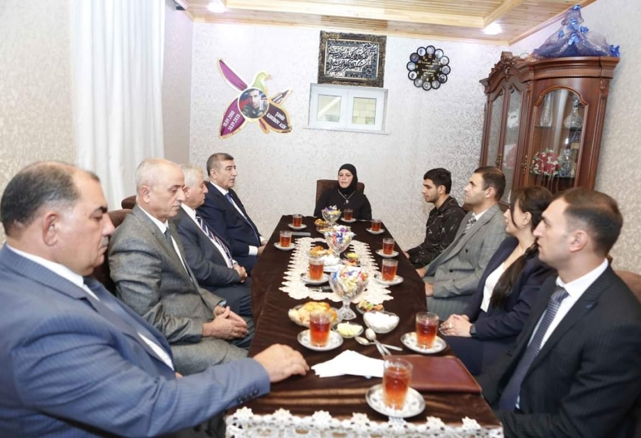 Şirvanda Anım Günü ərəfəsində şəhid ailələri ziyarət olunub