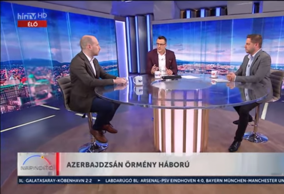 Macarıstan telekanalının efirində Qarabağda lokal xarakterli antiterror tədbirlərindən danışılıb VİDEO