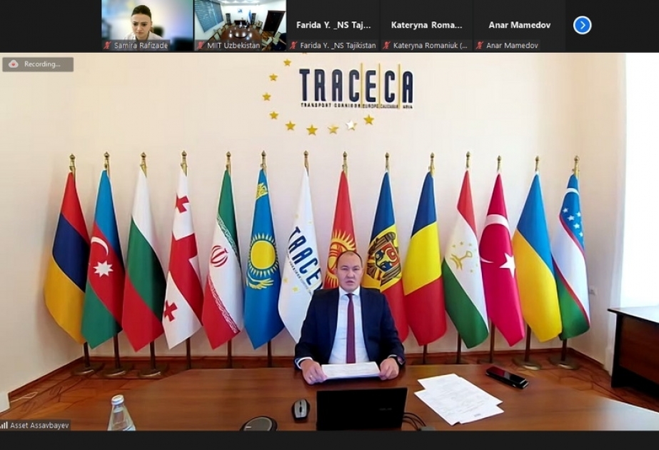 В Баку состоялась веб-конференция по согласованию проекта Соглашения о едином транзитном разрешении ТРАСЕКА
