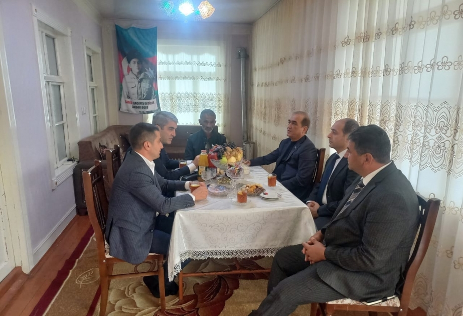 Göyçayda şəhid ailələri ziyarət edilir