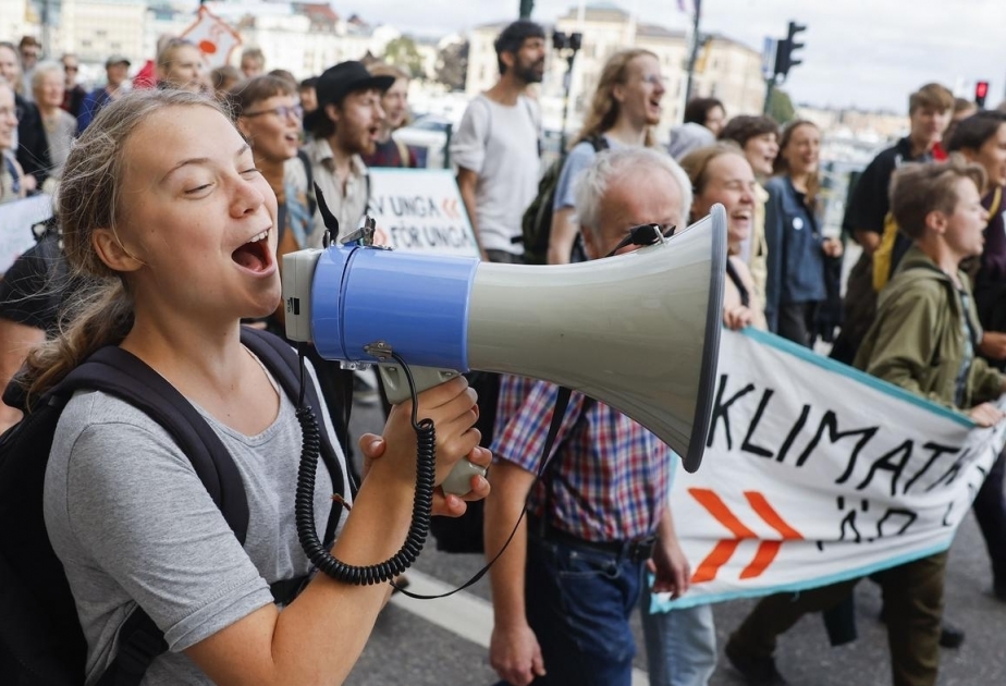 Greta Thunberg and thousands of activists demonstrate for climate justice in Stockholm