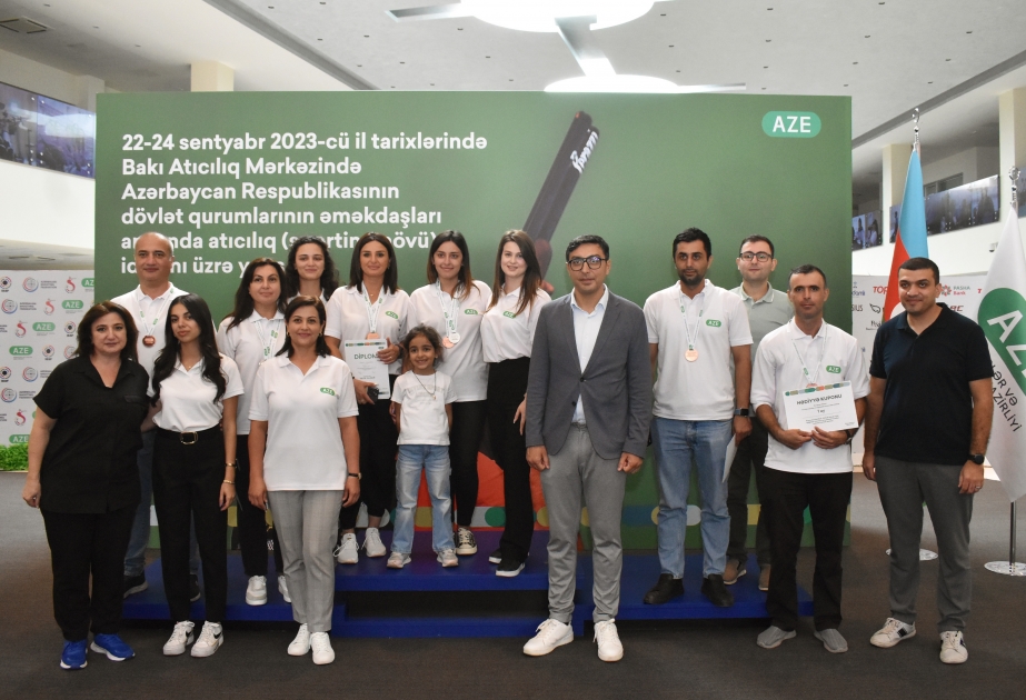 Dövlət qurumlarının əməkdaşları arasında atıcılıq üzrə yarışın qalibləri müəyyənləşib