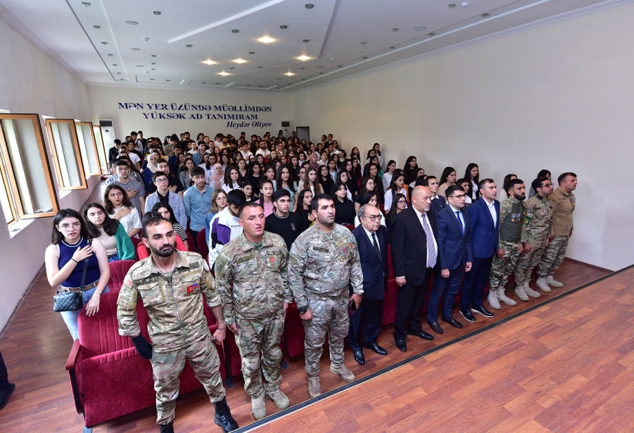 ADPU-da şəhidlərimizə həsr olunmuş anım tədbiri keçirilib