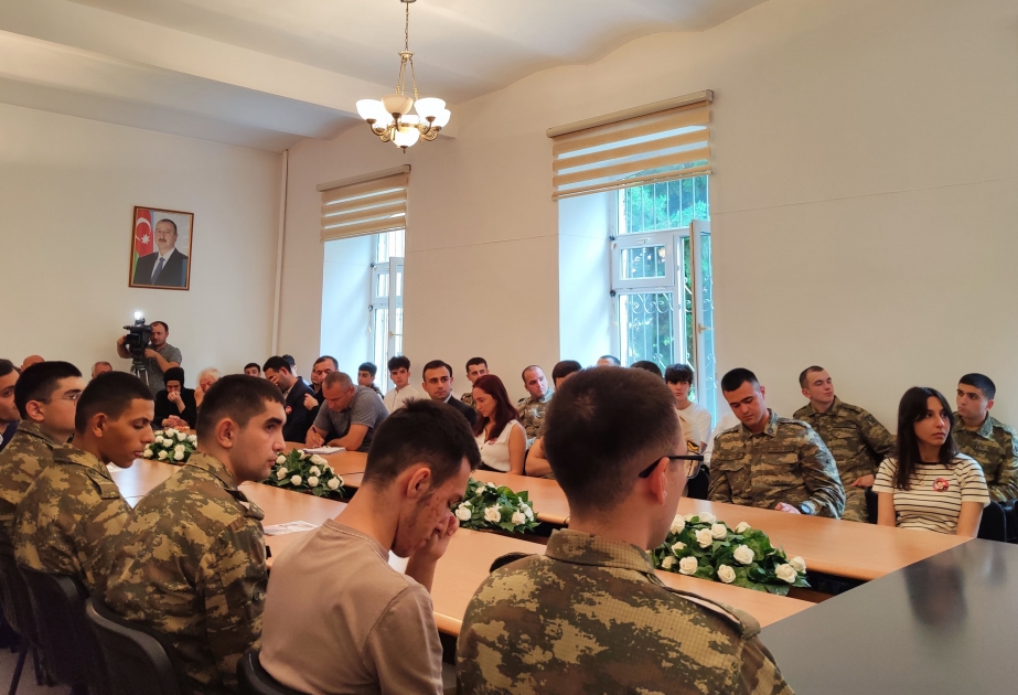 Hərb Tarixi Muzeyində “Vətən müharibəmizin qəhrəman şəhidi!” adlı anım tədbiri keçirilib