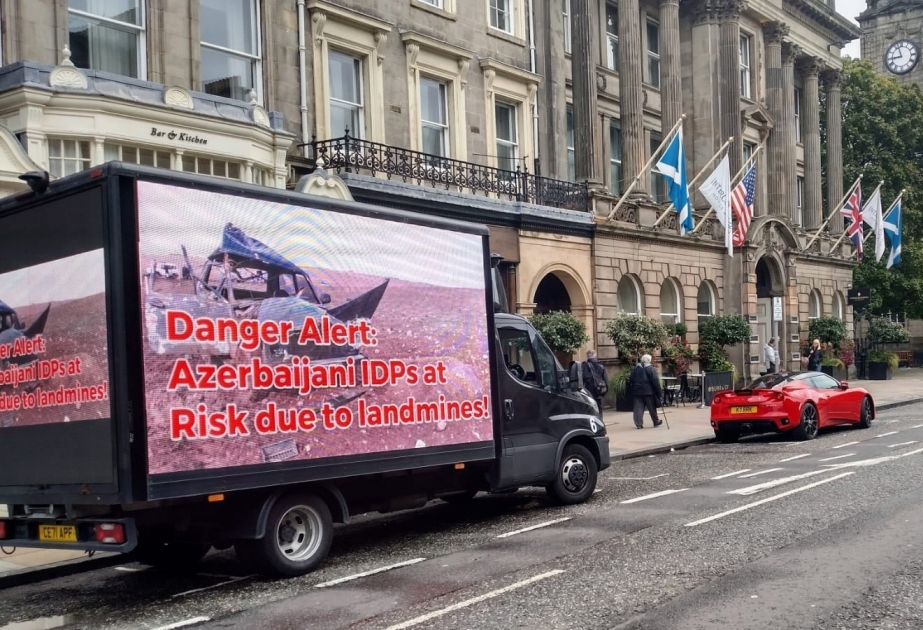 Edinburq sakinləri Ermənistanın mina terror barədə məlumatlandırılıb