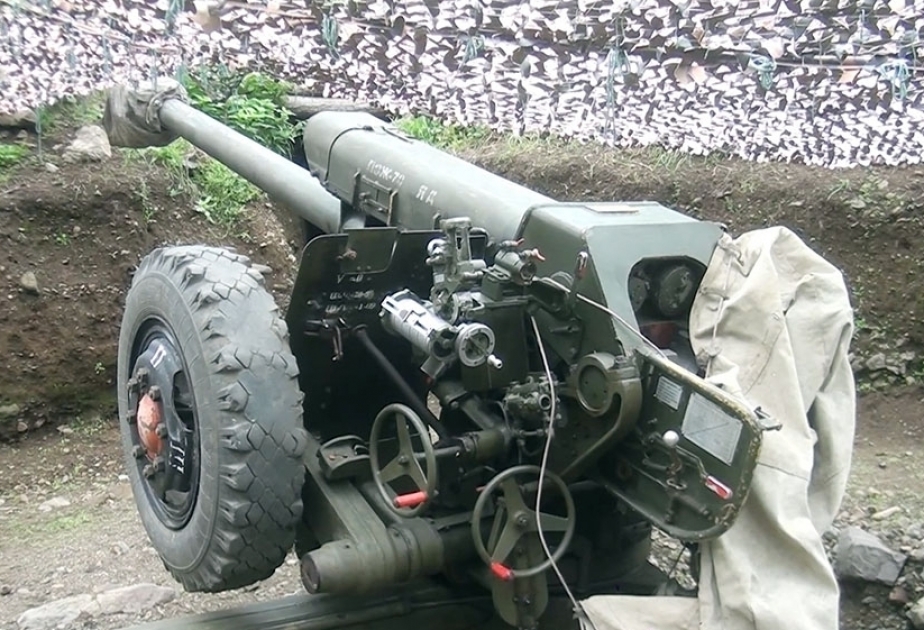 El equipamiento de combate se incautó en el territorio del distrito de Kalbajar