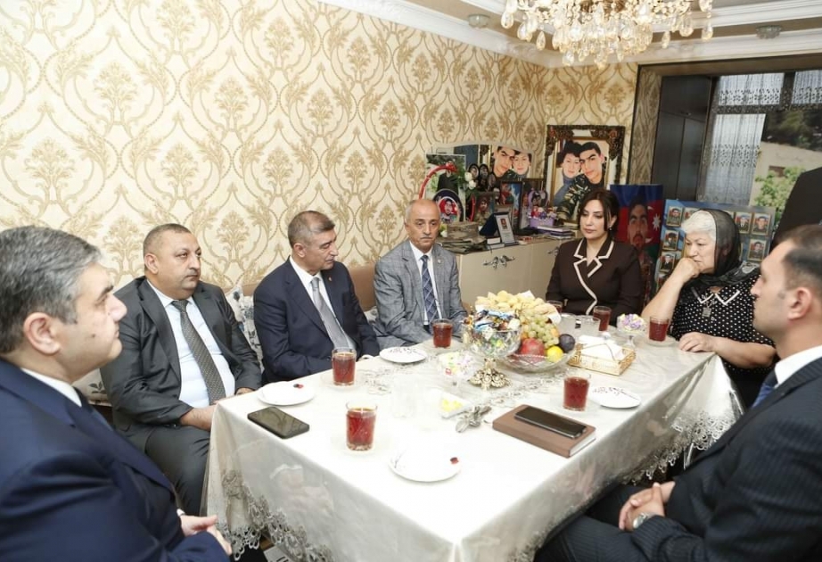 Şirvanda şəhid ailələri ziyarət olunub